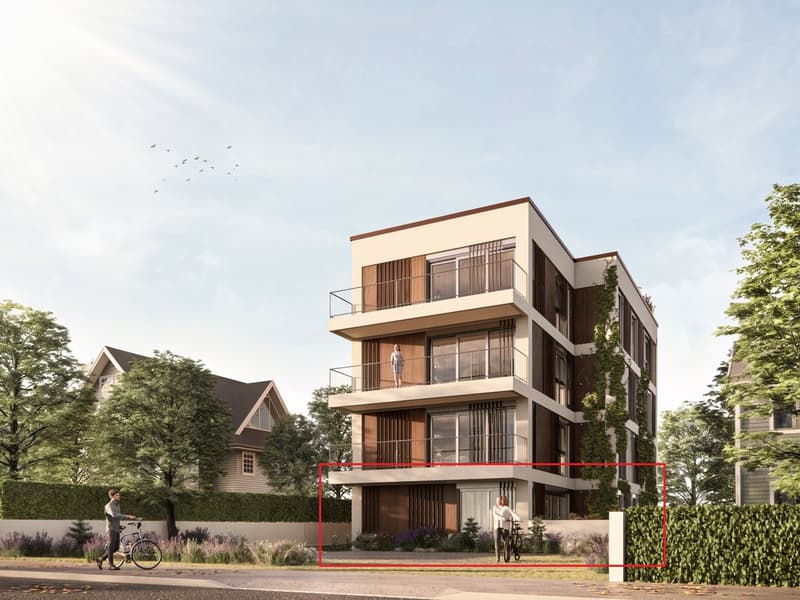 Letzte Wohnung! 5½ Zi.-Maisonettewohnung mit Garten und Parkplatz W1 (1)