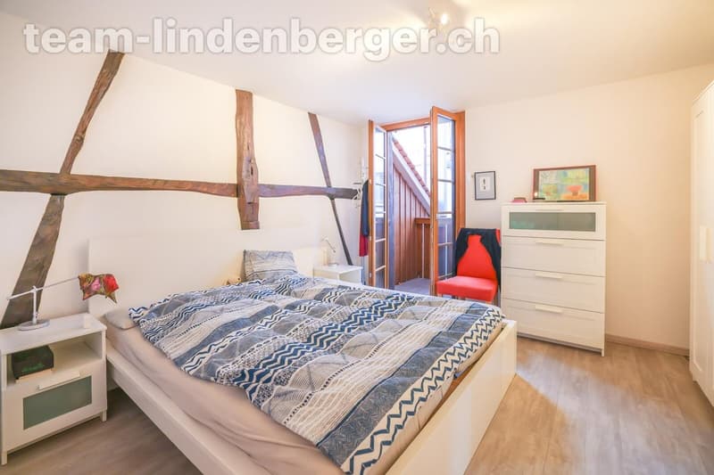 Schlafzimmer mit Balkon