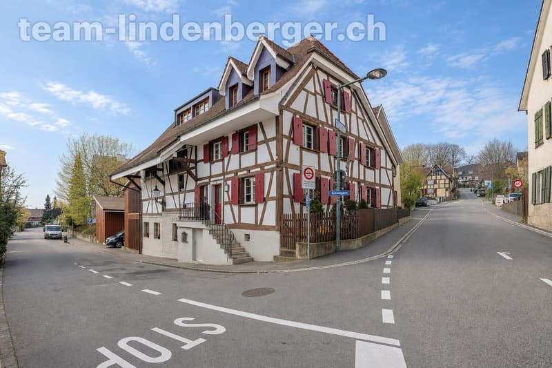 Ansicht Liegenschaft von der Strasse