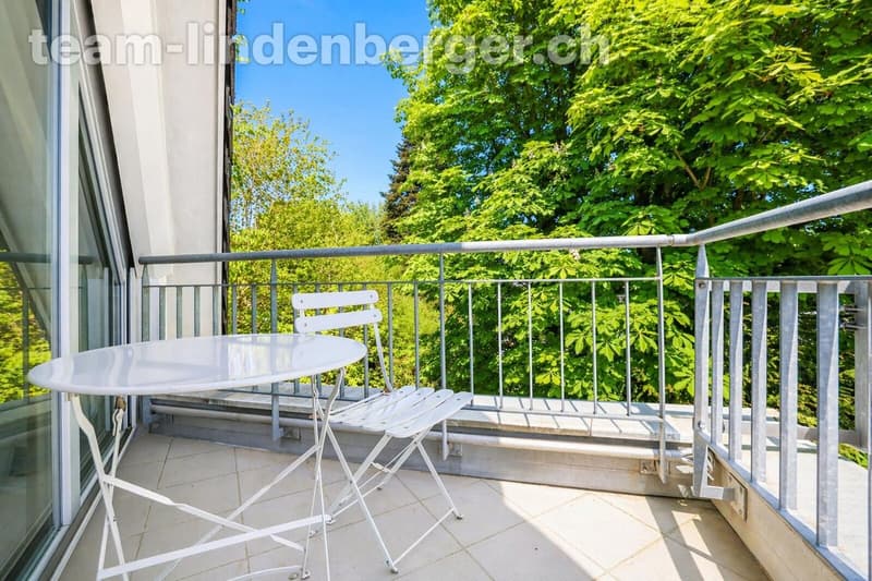 Balkon im Dachgeschoss