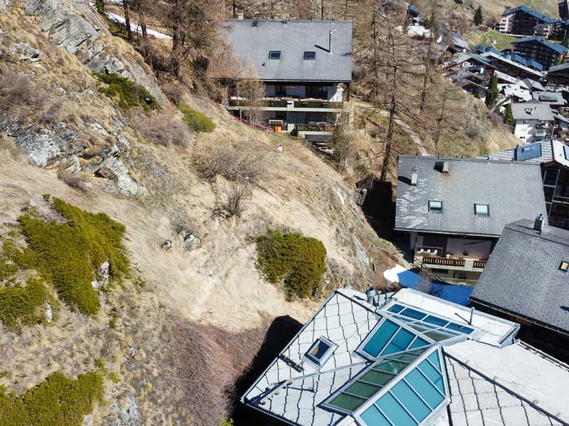 Parcelle di costruzione soleggiata con vista sulla montagna a Zermatt (9)