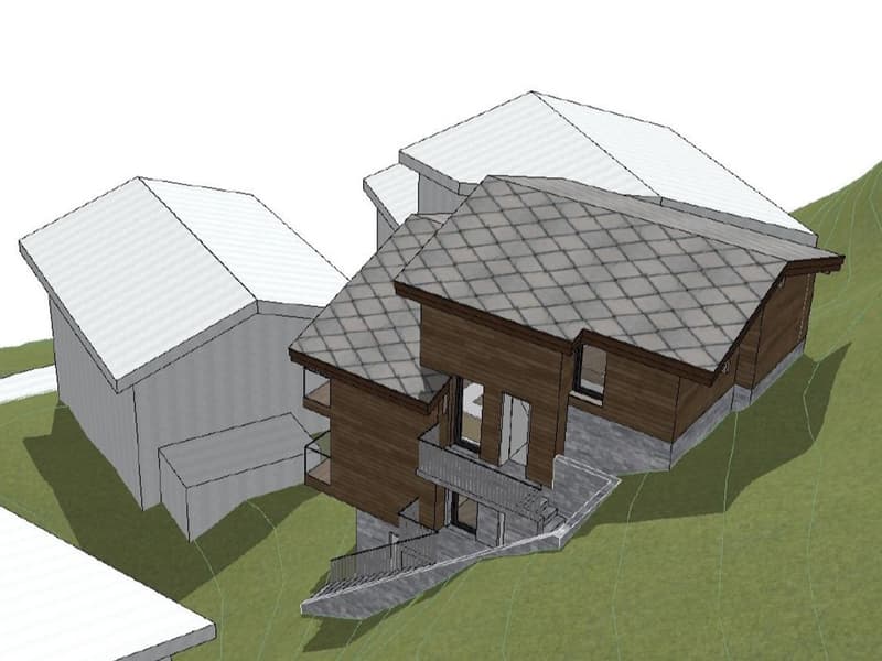 Parcelle di costruzione soleggiata con vista sulla montagna a Zermatt (5)