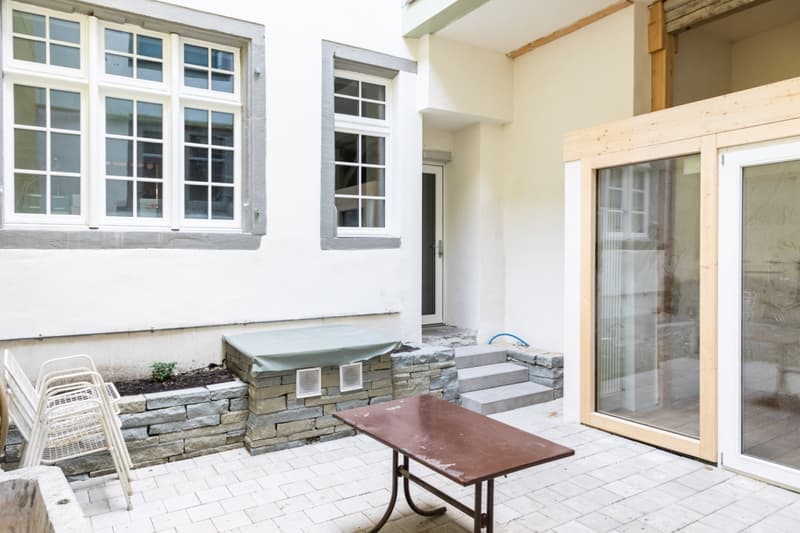 privater Innenhof