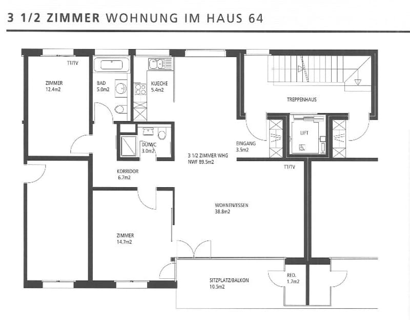 Attraktive 3.5-Zimmer-Wohnung in angenehmer Wohnlage (9)
