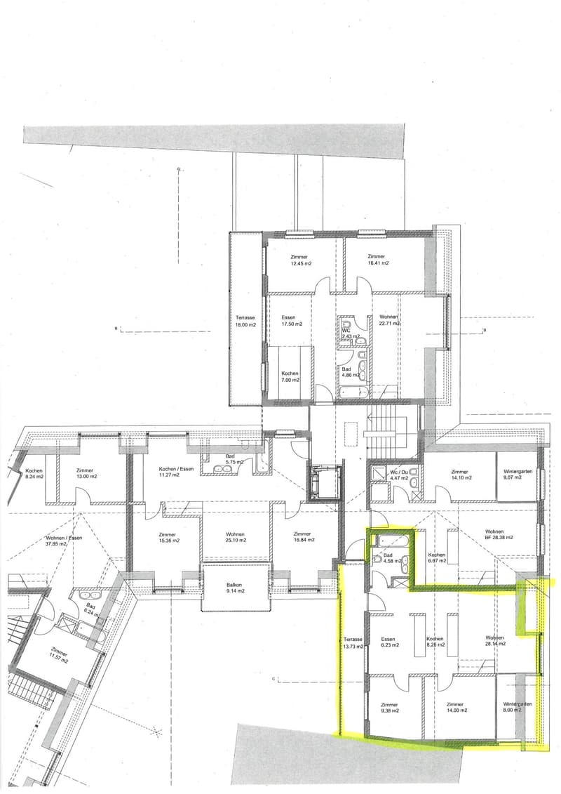 Grundrissplan Dachgeschoss