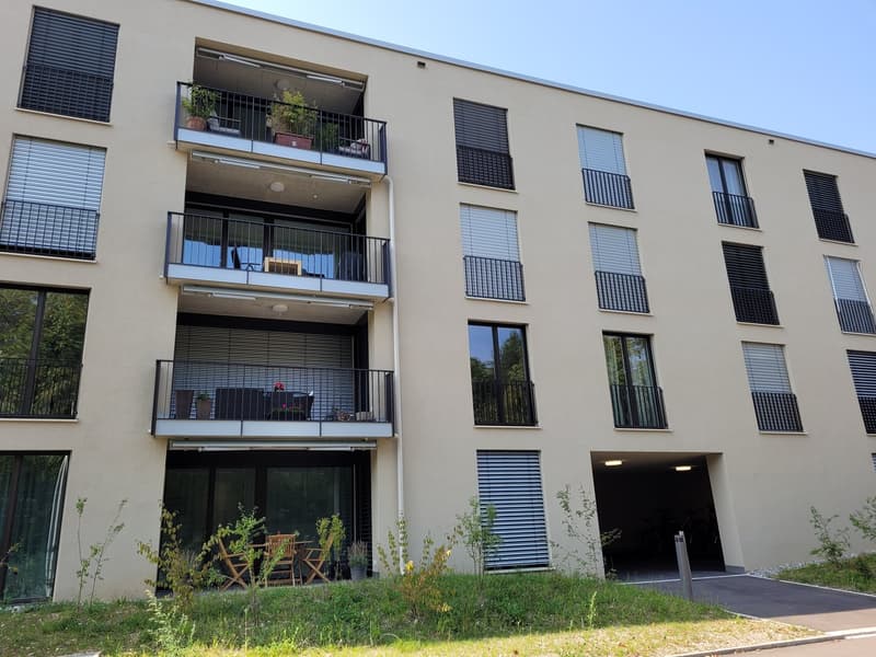Appartamento 3,5 locali moderno (1° piano) con loggia, ascensore + torre di lavaggio privata (1)