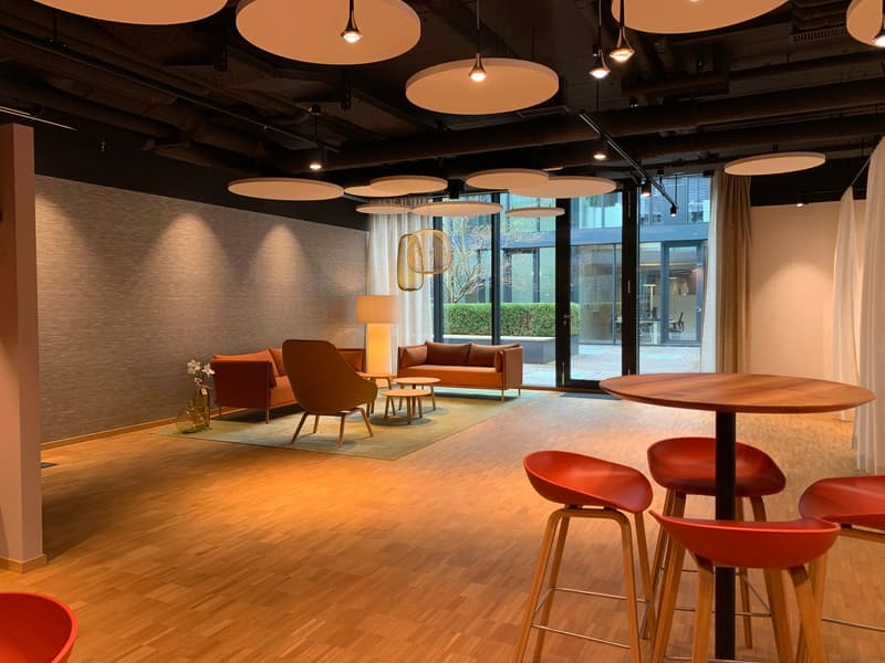 futuro-Kantine mit Kaffeeküche