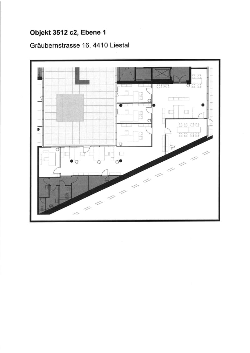 Grundrissplan Obj.1¨3512c2, Ebene1, Gräubernstr. 16, Liestal