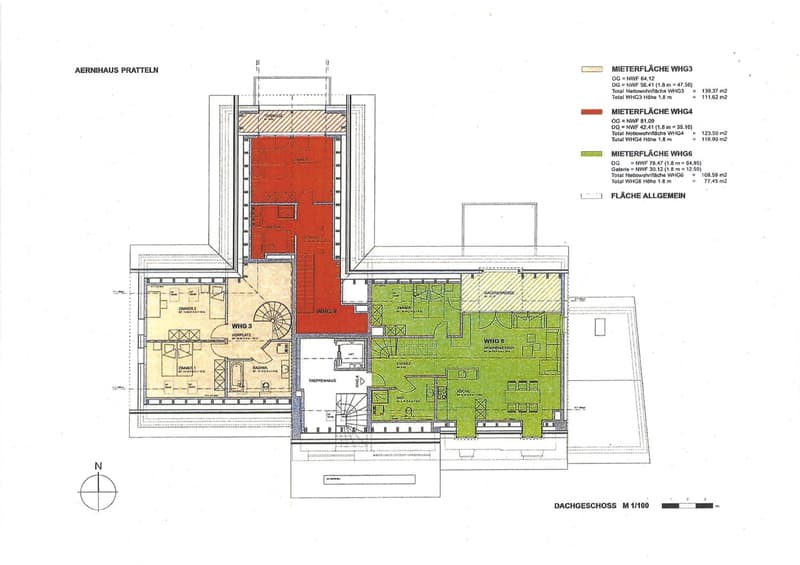 Grosse 3,5-Zi'-Mais.-Whg mit Terrasse, Lift + eigenem Waschturm in historischem Altbau (9)