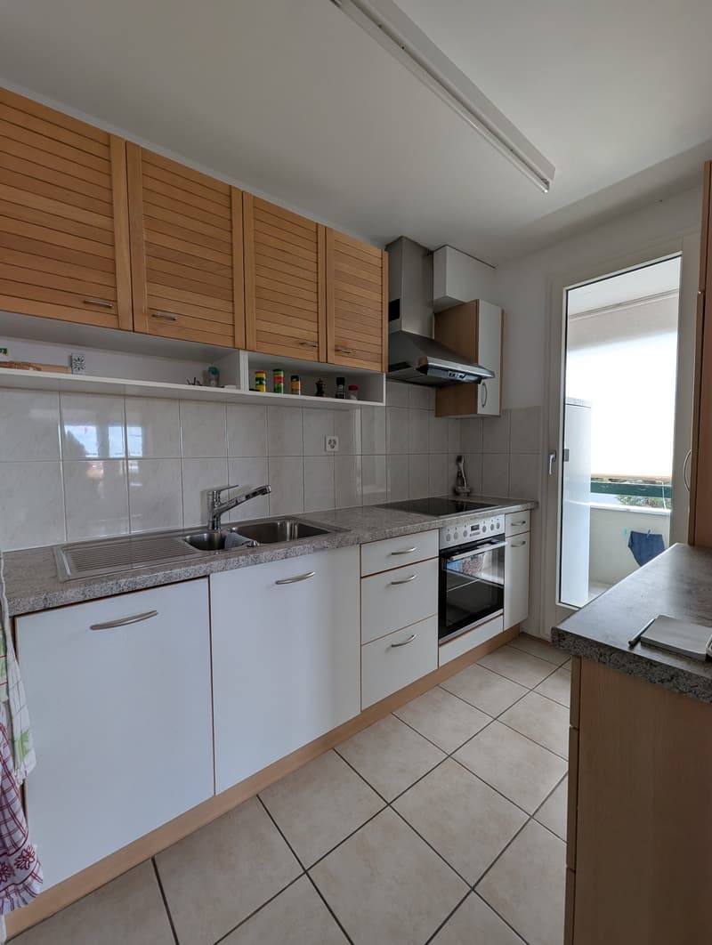 Hübsche,  helle 4-Zimmer-Whg mit toller Aussicht (6.OG mit Lift) in Arlesheim (2)