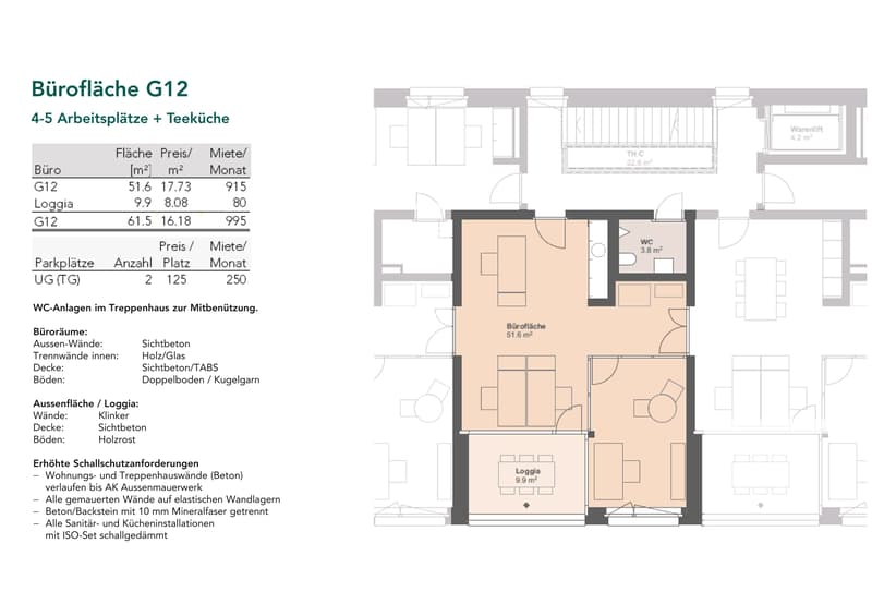 ERSTVERMIETUNG moderne, helle multifunktionale Büro-/Gewerberäumeab 97 bis 86 m2 (8)
