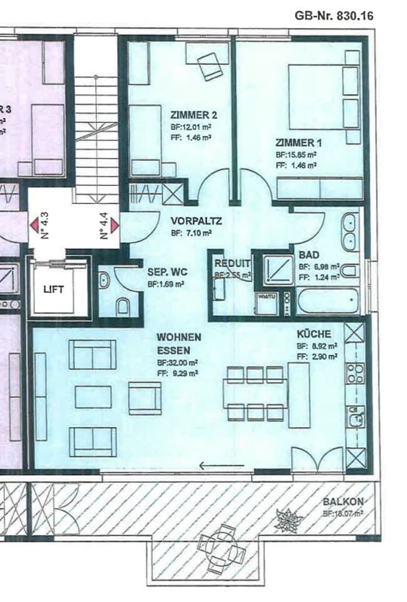 Grundrissplan