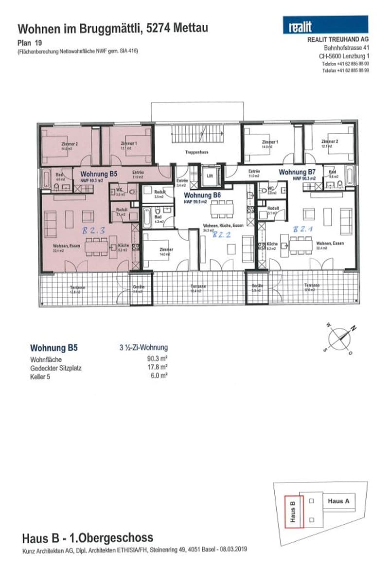 Moderne, helle 3.5-Zimmerwohnung 1.OG re / B5 (6)