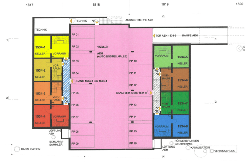 Garagenplan / UG