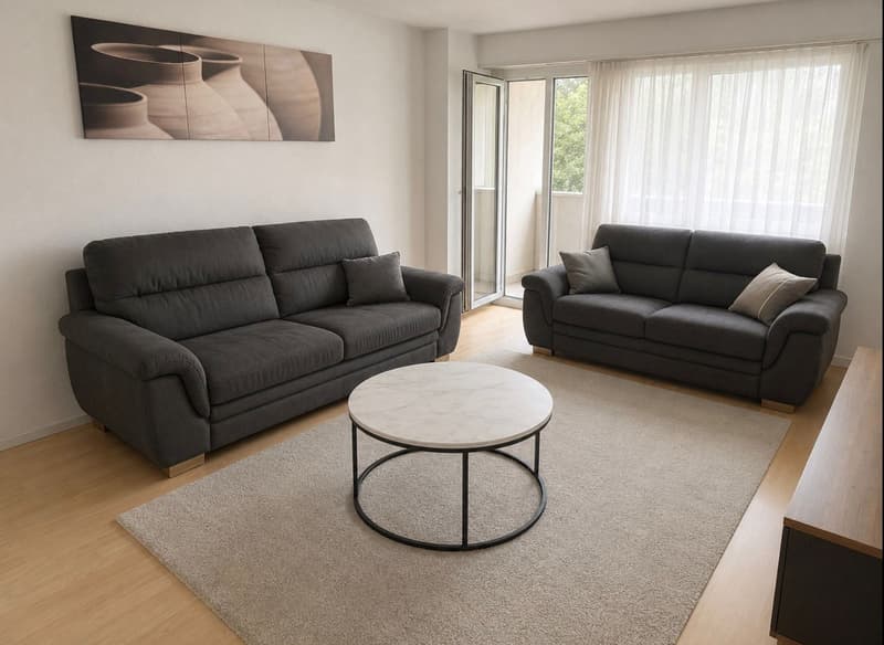 Schöne und gemütliche 2- Zimmerwohnung in ruhiger Lage Nähe von Solothurn (7)