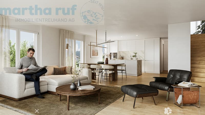 5.5-Zimmer Doppeleinfamilienhaus mit Panorama auf das Jungfraumassiv (2)