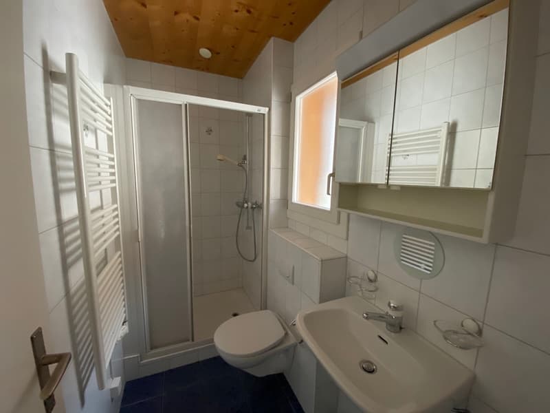 Dusche mit WC