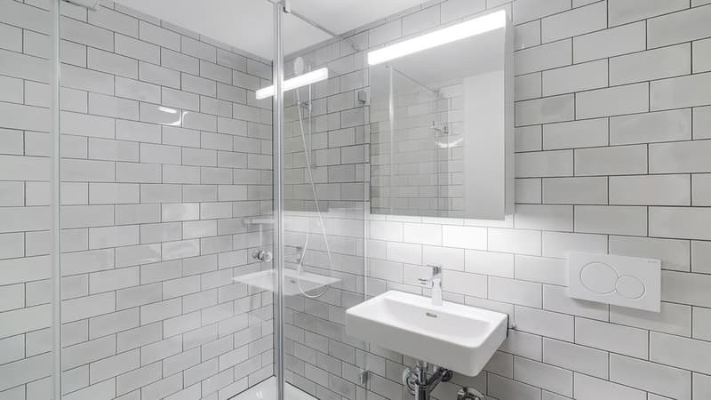 Dusche/WC (Musterwohnung)