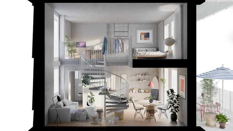 Visualisierung Wohnung