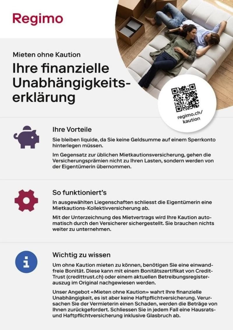 Flyer mieten ohne Kaution