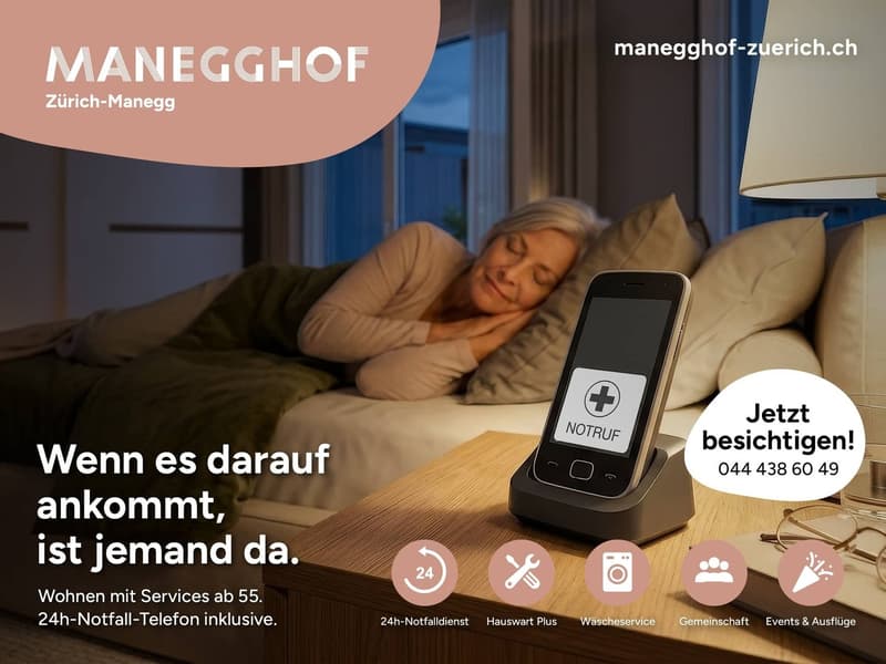 Manegghof Wohnen mit Service ab 55 Jahren+ (1)