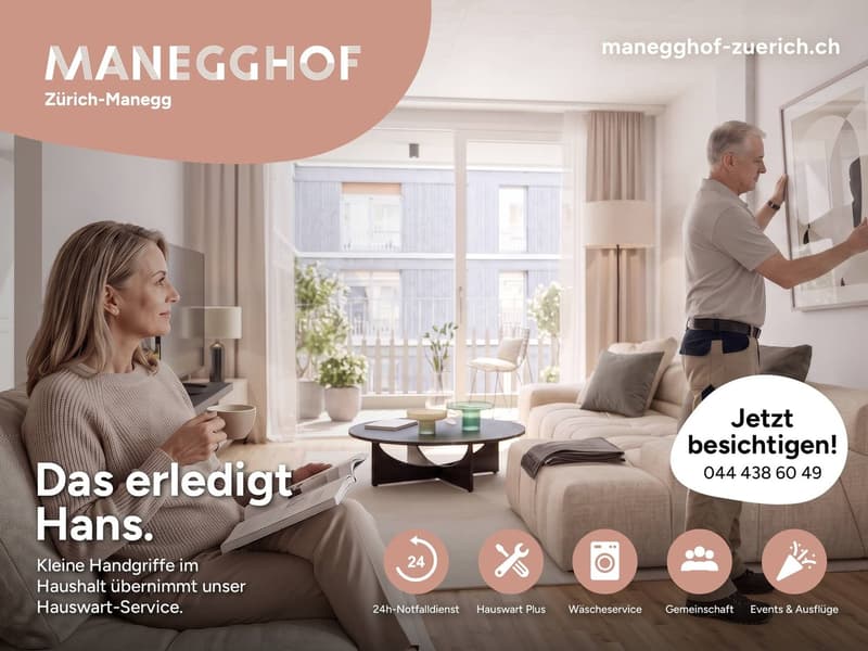 Manegghof Wohnen mit Service ab 55 Jahren+ (1)