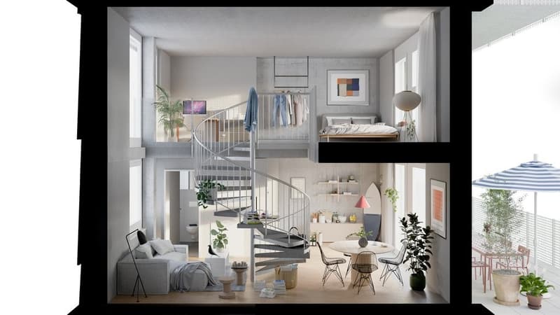 Visualisierung Wohnung