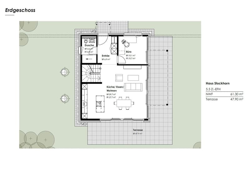 Newly built single-family house with mountain panorama view in Amsoldingen (5)