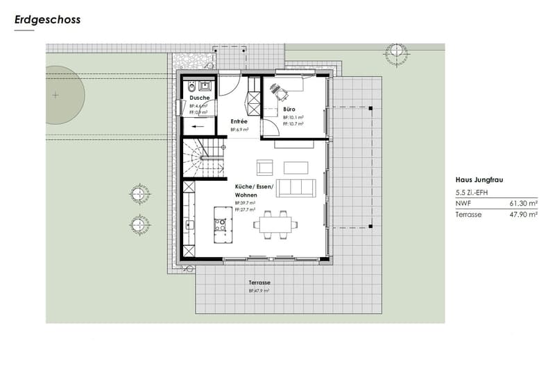 Newly built single-family house with mountain panorama view in Amsoldingen (5)
