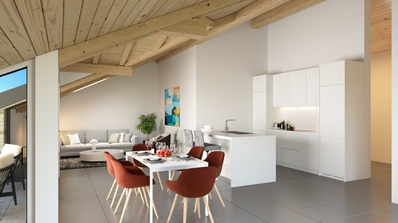 Living in Amsoldingen: Modern new 4.5-room apartment on the top floor (3)