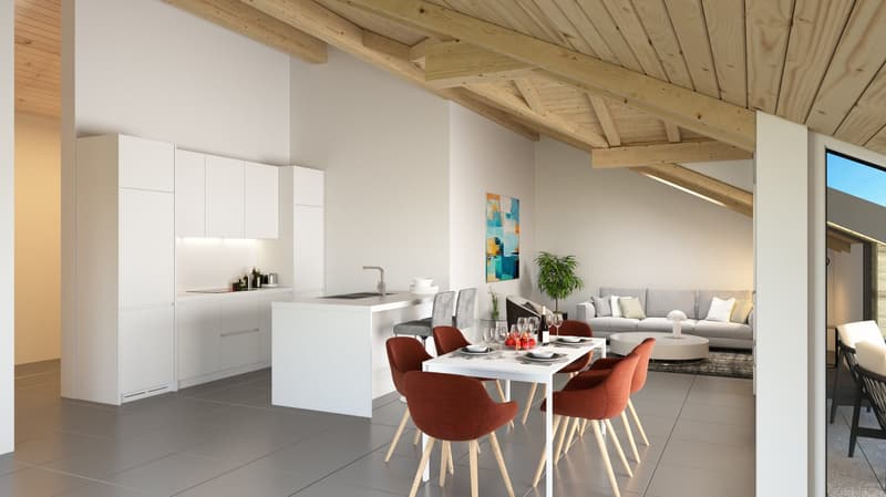 Living in Amsoldingen: Modern new 4.5-room attic apartment (3)