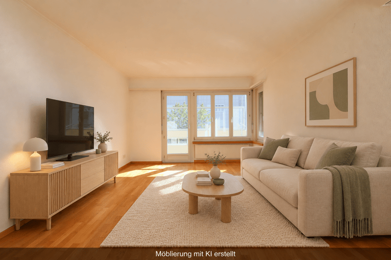 Helle Wohnung mit Balkon und Weitblick (inkl. 2 Parkplätze) (1)
