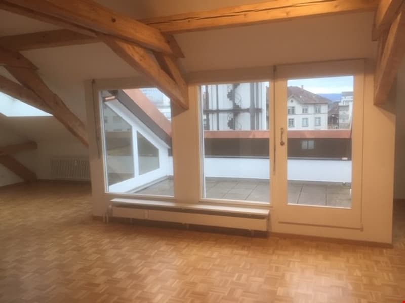 Appartement spacieux 2.5 pièces en mansarde avec terrasse sur le toit (16)