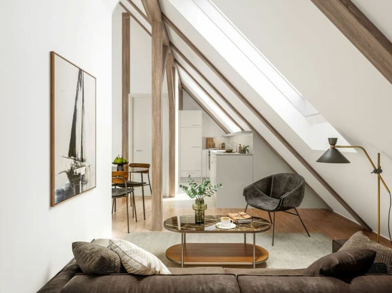Wohnen über den Dächern der Luzerner Neustadt - stilvoll, einzigartig und mit besonderem Charme. (8)