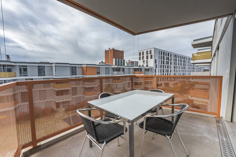 Appartement moderne et lumineux avec lave-linge/sèche-linge et parking (14)