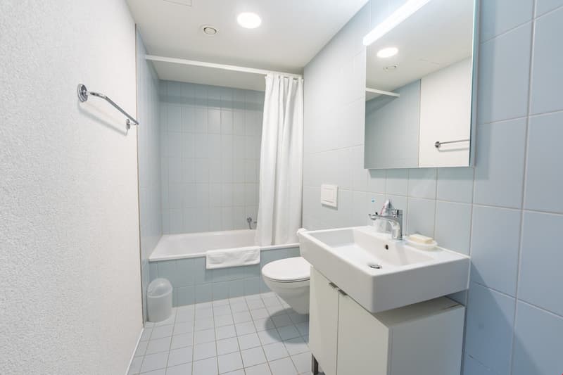 Appartement moderne et lumineux avec lave-linge/sèche-linge et parking (12)