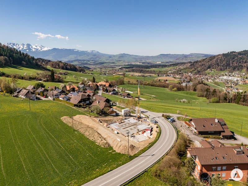 Nuovo edificio con un cuore per la vita in campagna (9)
