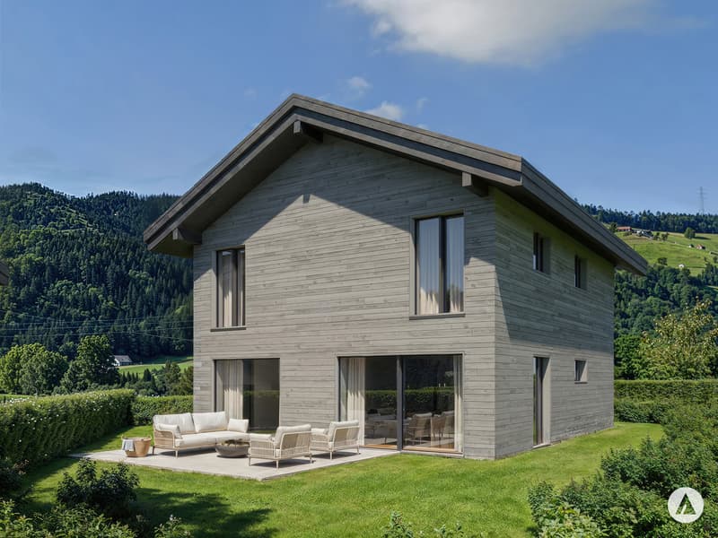 Nuovo edificio con un cuore per la vita in campagna (2)