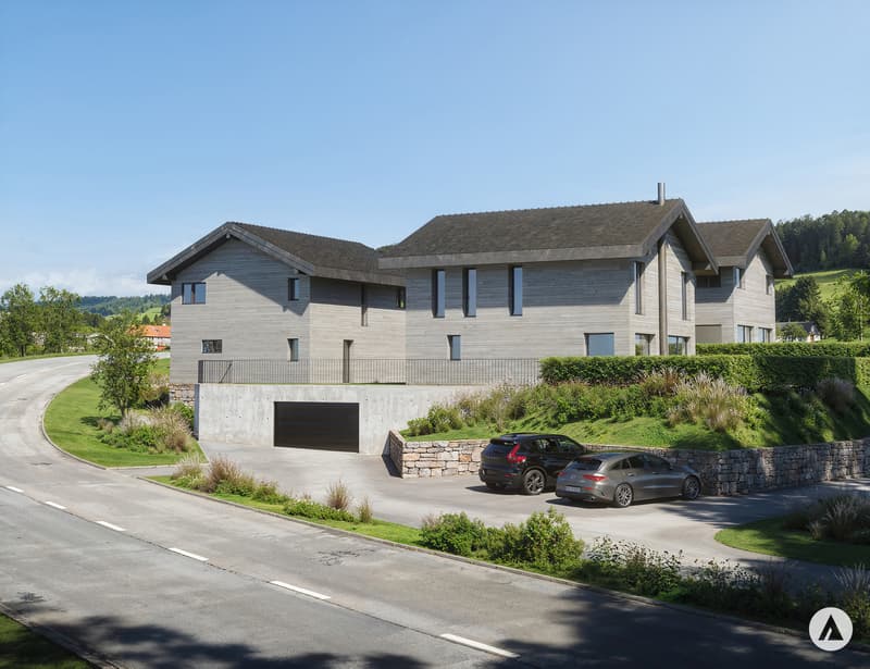 Nuovo edificio con un cuore per la vita in campagna (4)
