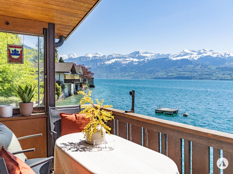 Occasion rare : un bijou directement au bord du lac (1)