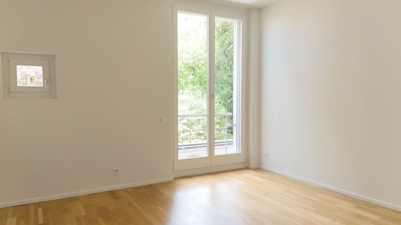 Appartement rénové avec cheminée, 2 terrasses et jardin ornemental - Bruderholz (9)