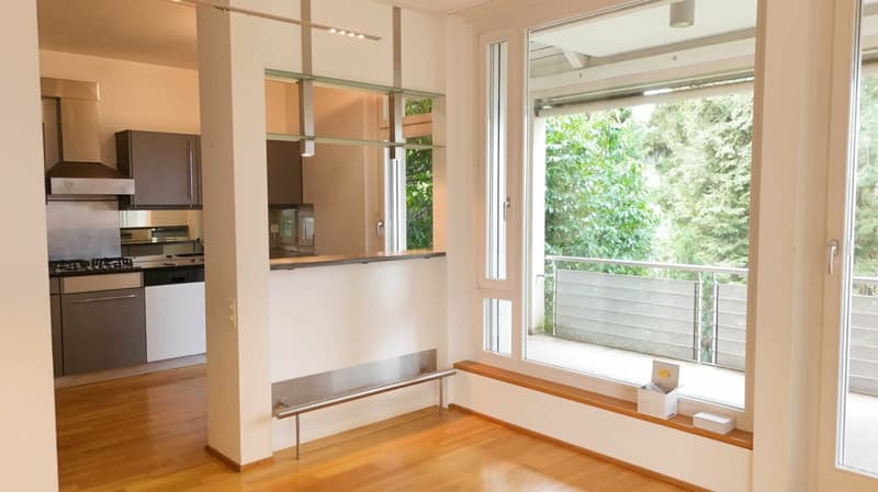 Appartamento di giardino esclusivo con camino & 2 terrazze - Bruderholz (2)