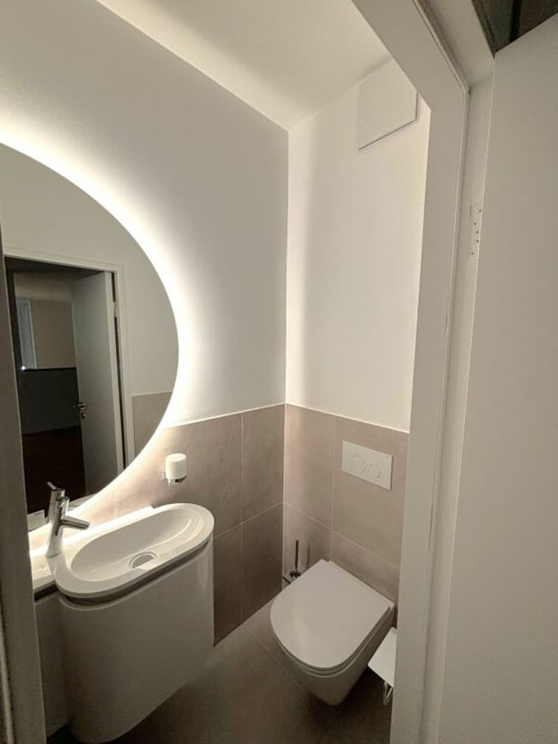 Lichtdurchflutete Wohnung mit Cheminée, Balkon, Terrasse & Ziergarten - Bruderholz (10)