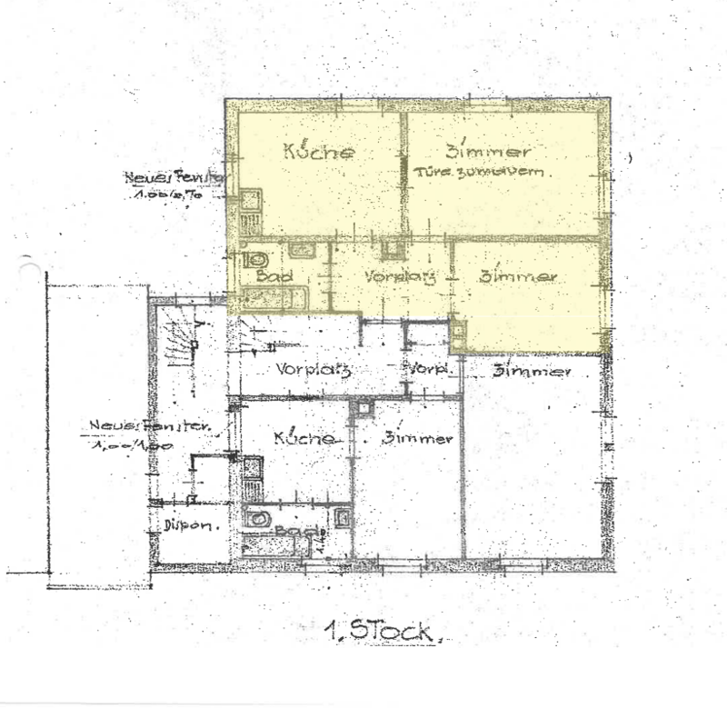 Attraktive 3-Zimmerwohnung im 1. OG unmittelbar von Basel - Binningen/Dorenbach (9)