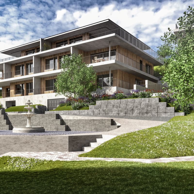 Neue, exklusive 4.5-Zimmer-Duplex-Attikawohnung - Wohnen wie im Einfamilienhaus (2)