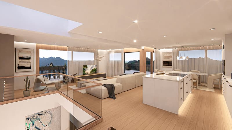 Neue und exklusive 4.5-Zimmer-Duplex-Attikawohnung - Wohnen wie im Einfamilienhaus (5)