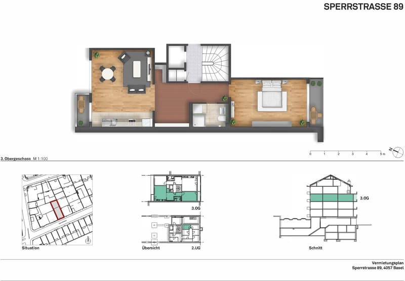 Appartamento moderno 2,5 locali con balcone in quartiere urbano (5)