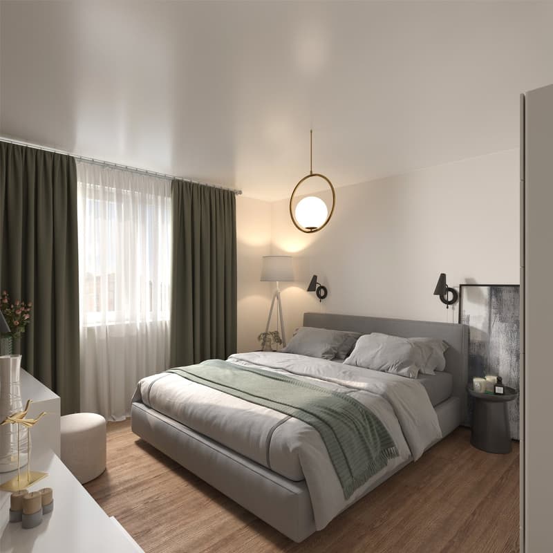 Appartamento moderno 2,5 locali con balcone in quartiere urbano (3)