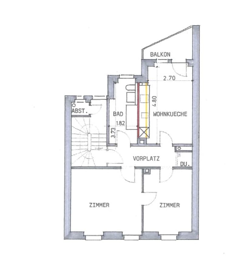 Schöne 2.0-Zimmer-Wohnung mit Balkon in Basel – ab August 2026 verfügbar (9)
