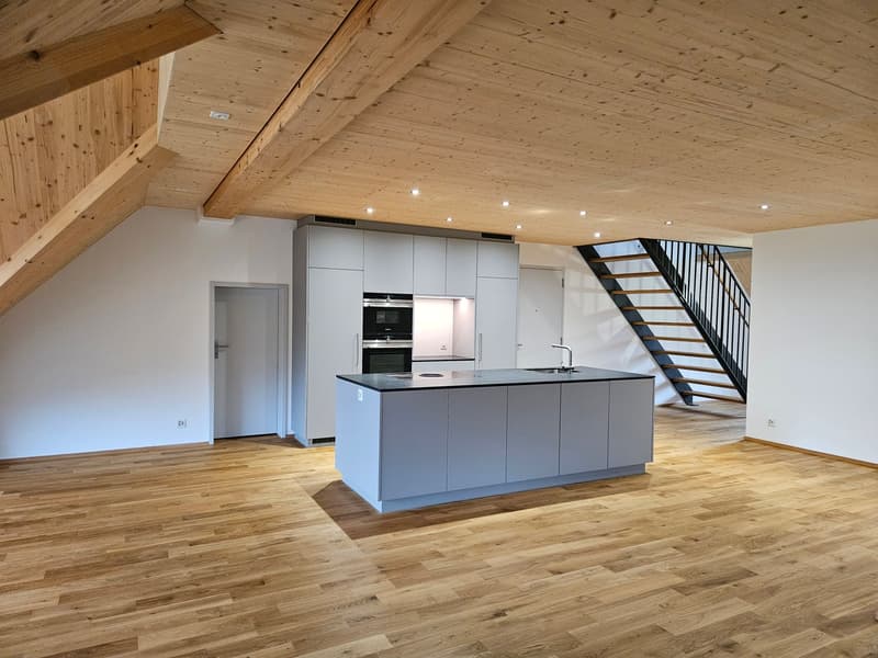 Bright, spacious 4-room maisonette apartment on the Ergolz in Sissach (1)